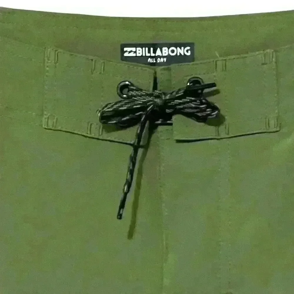 Billabong All Day Board Shorts 32 Green Surfcore Gorpcore Beachcore NWOT 18